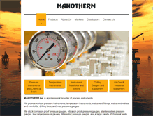 Tablet Screenshot of manotherm.us